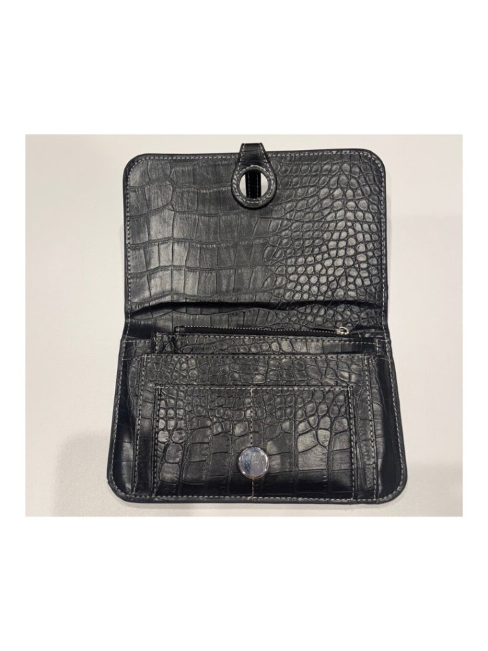 Women’s Black Leather Wallet - Picture 3 of 3